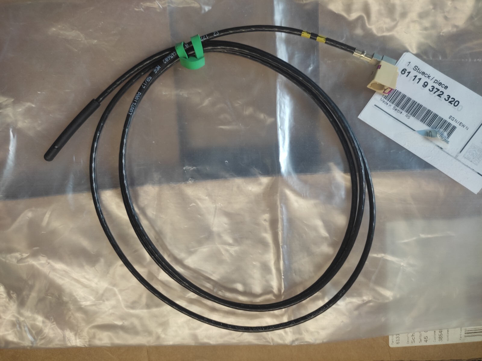 NEW BMW OEM Rep. guide Bluetooth cable antenna 61119372320 NEW BMW OEM Rep. guide Bluetooth cable antenna 61119372320