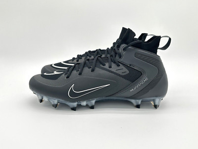 Nike Alpha Huarache 8 Elite Men's Size 12 Lacrosse Cleats Black Grey CW4440-011