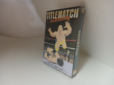 NEW TITLE MATCH PRO WRESTLING FOR PAL ATARI 2600 & 2600+ Plus + & RETRON 77 #T40