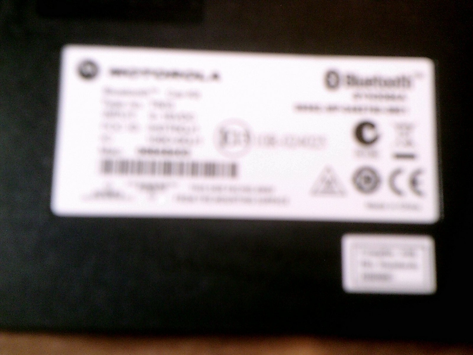 Motorola T603 control module with mike, interface, and manual untested