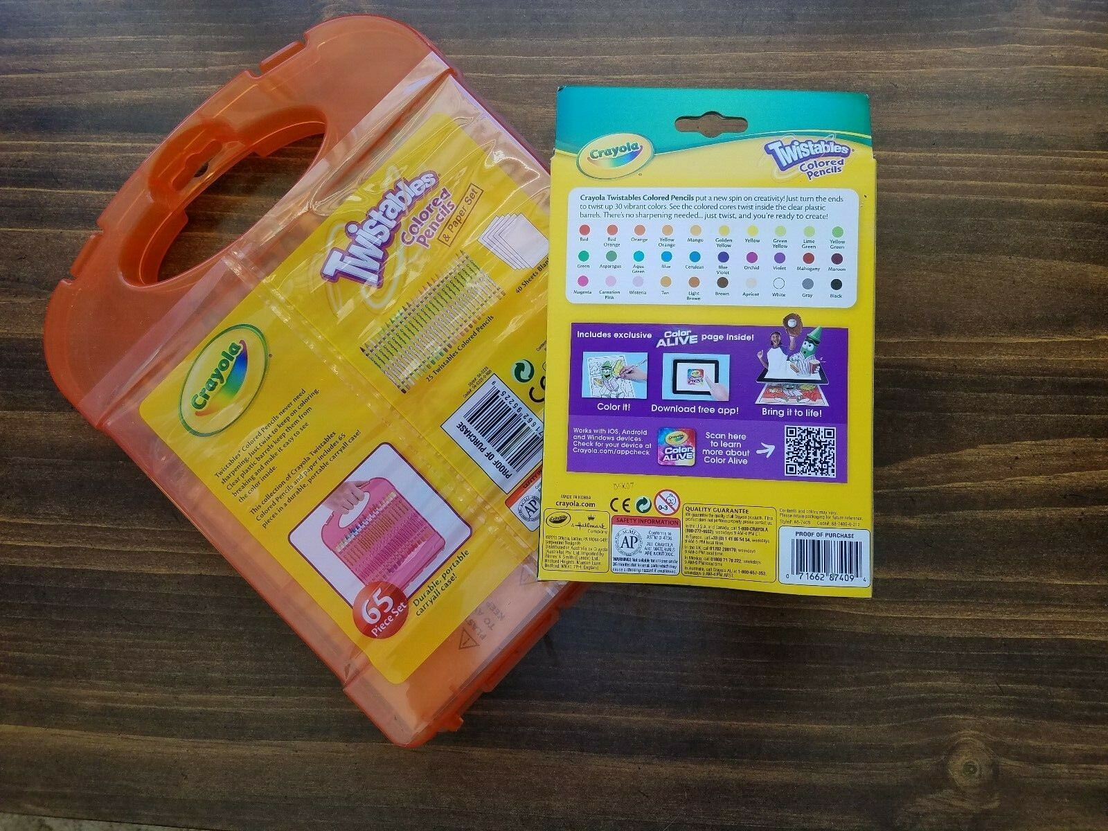 Crayola Twistables Colored Pencils 30-Color Set  and 25 Twistables set LOT