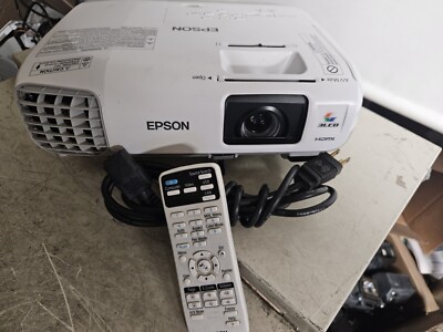 Epson PowerLite 97H 2700 Lumen HDMI Projector dual hdmi With New Lamp 