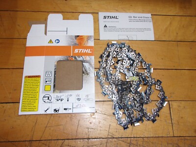 Stihl OEM 18'' Full Chisel Chain .325'' .050'' 68 DL 23RS-68 Yellow #GM-A9A3