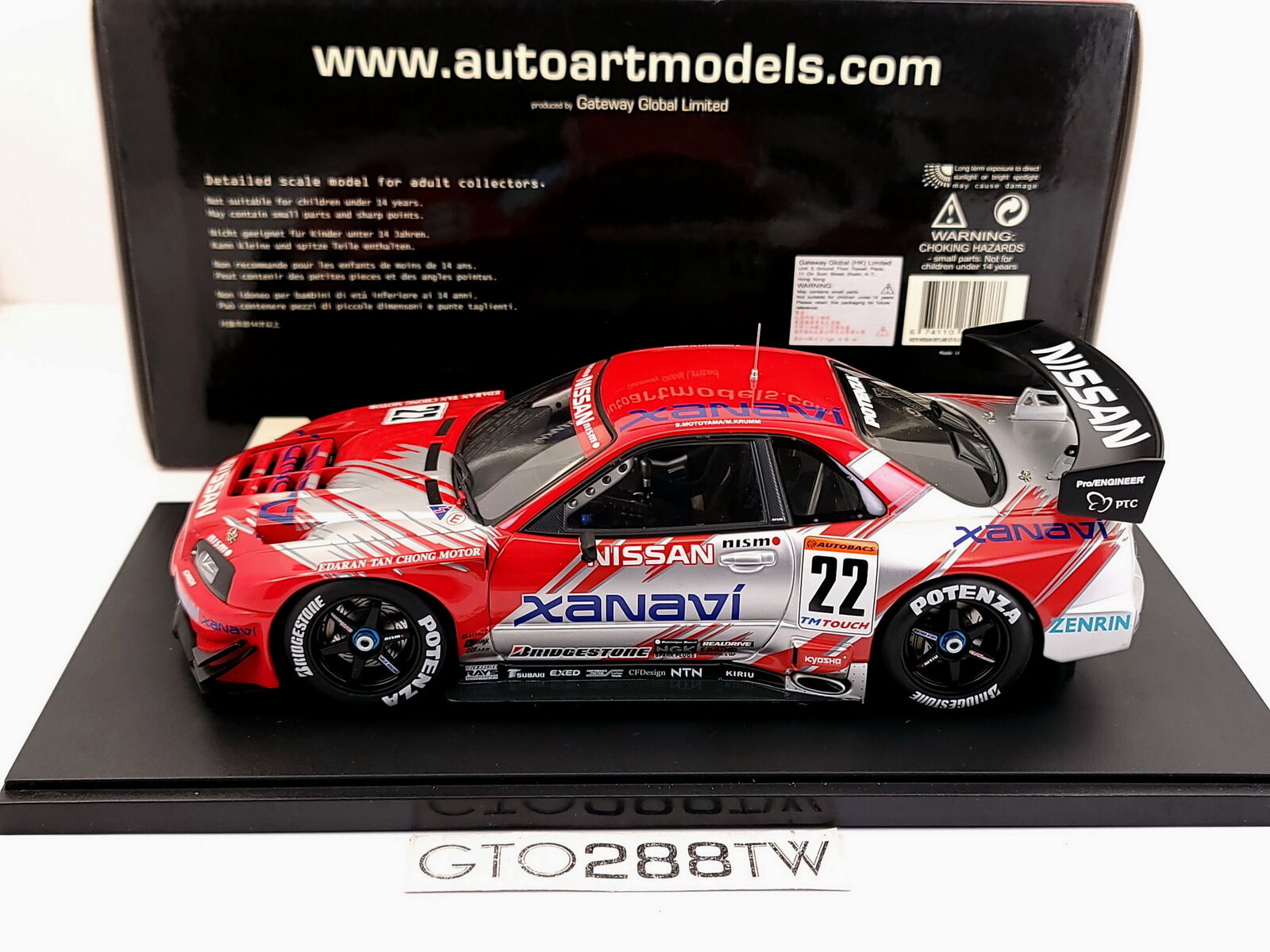 AUTOart 1:18 XANAVI Nissan Skyline Nismo GT-R R34 JGTC GT500 AUTOart 1:18 XANAVI Nissan Skyline Nismo GT-R R34 JGTC GT500