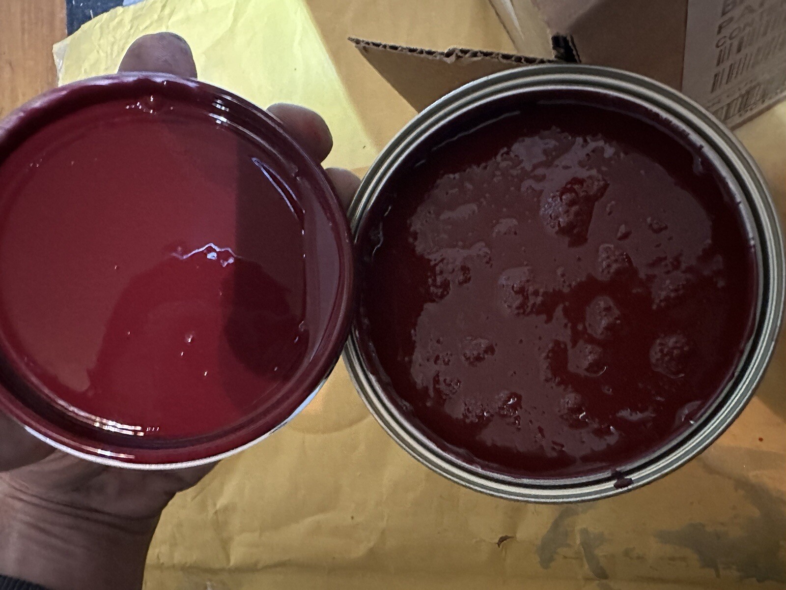 Outrageous Wine Red Urethane Brandywine Paint, Maroon, Burgundy , 11