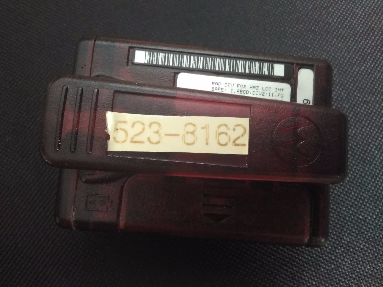 Motorola Flex Pager- Transparent Maroon- Prop Toy (RARE)(FREE SHIPPING)