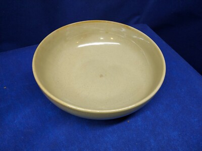 Vintage Sango Stoneware ''Passion Beige'' Round Serving Bowl 4960 Retired 2008