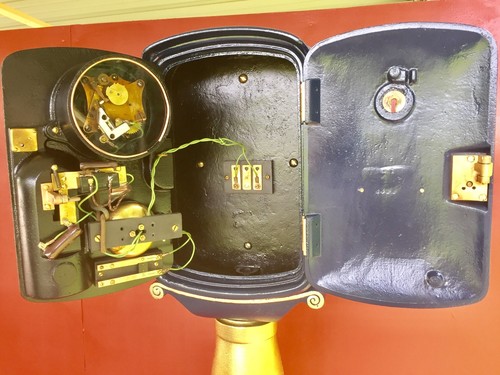 Antique Gamewell Police Call Box And Pedestal From Bloomfield, N. J. 1925