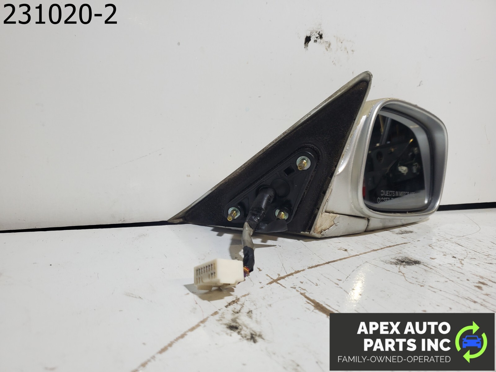OEM Lexus ES300 2000 right white door mirror with memory
