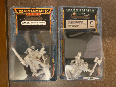 Warhammer 40K Ragnar Blackmane Space Wolf Lord NIB OOP  and Ulrik The Slayer 