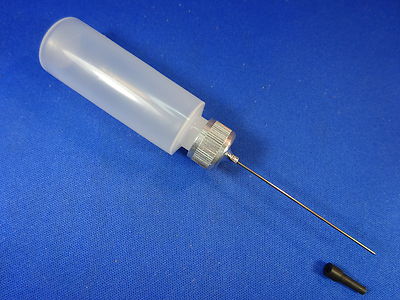 1-HOBBY OILER 1/2 OZ PRECISION HIGH QUAILITY BOTTLE MICRO TIP NEEDLE APPLICATOR 