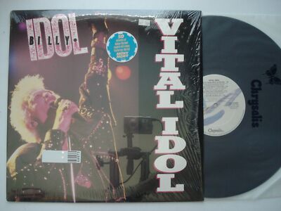 BILLY IDOL Vital Idol NM CHRYSALIS original vinyl LP w/inner shrink ultrasonic