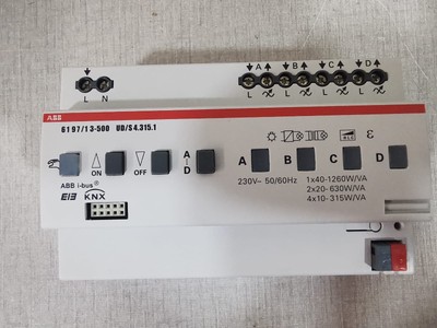 ABB 6197/13-500 Universal Dimmaktor KNX UD/S 4.315.1 Dimmer Actuator 