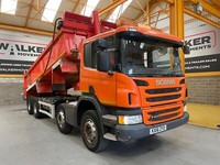 SCANIA P410 8X4 *EURO 6* STEEL TIPPER - 2016 - KX16 ZYD