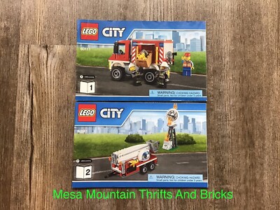 LEGO  City 60111 Fire Utility Truck Instruction Manuals Only!