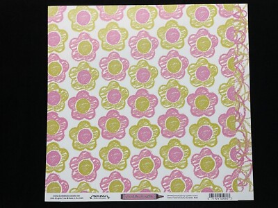 SCRIBBLE SCRABBLE ''SPRINGDOODLES'' 12X12 DS HEAVY PAPERS