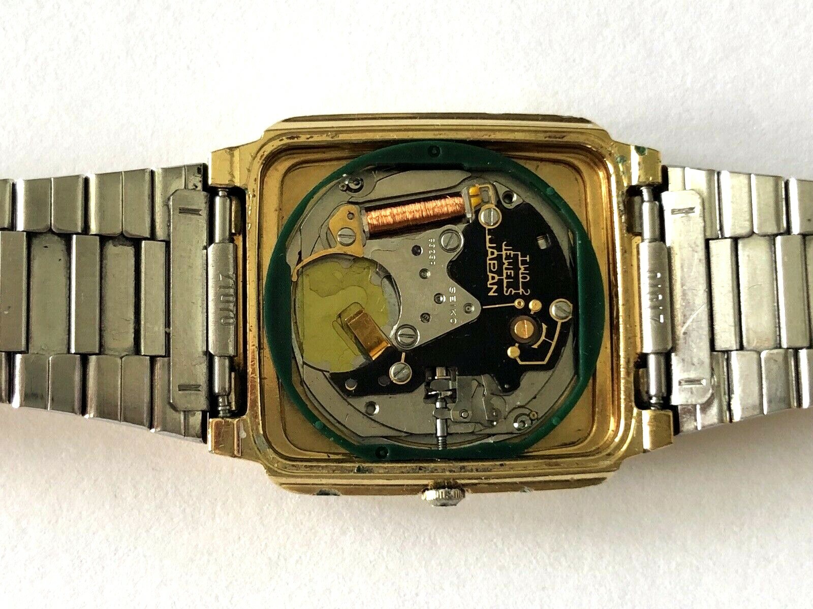 VINTAGE Seiko MENS Quartz 6923 5100 WRIST WATCH Day Date Parts Repair Only