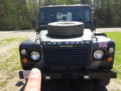 Land Rover: Defender BRITISH ARMY LANDROVER LAND ROVER 1986 DEFENDER 90 MANY NEW PARTS