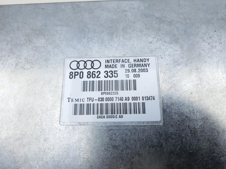 Audi A4 B6 8H 02-05 Interface Modul Freisprechanlage Telefon Bluetooth Handy Audi A4 B6 8H 02-05 23.09.2003... Vorschau 2
