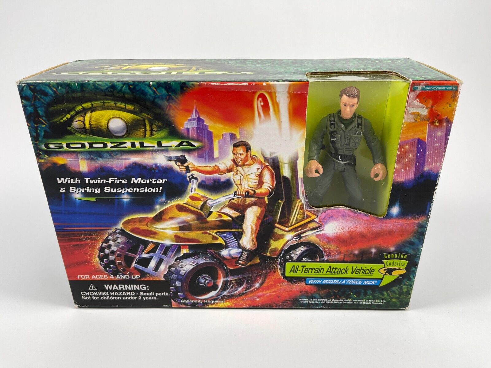 Godzilla All Terrain Attack Vehicle Nick 1998 Trendmasters Godzilla All Terrain Attack Vehicle Nick 1998 Trendmasters