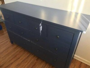 Ikea Hemnes Chest Of 8 Drawers Blue Dressers Drawers