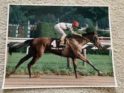 Changing Ways 1994 Saratoga 11 x 14 Horse Racing Photo Mike Smith Jockey