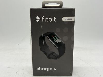 Fitbit Charge 6 G3MP5 Health Tracker with Band Obsidian New