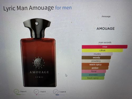 Amouage Lyric Man EDP Eau De Parfum 3.4 fl oz 100ml New Amouage Lyric Man EDP Eau De Parfum 3.4 fl oz 100ml New