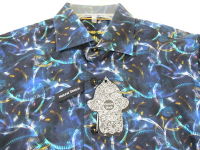 NEW Visconti Black Label Limited Edition Long Sleeve Stretch  Shirt sz Small