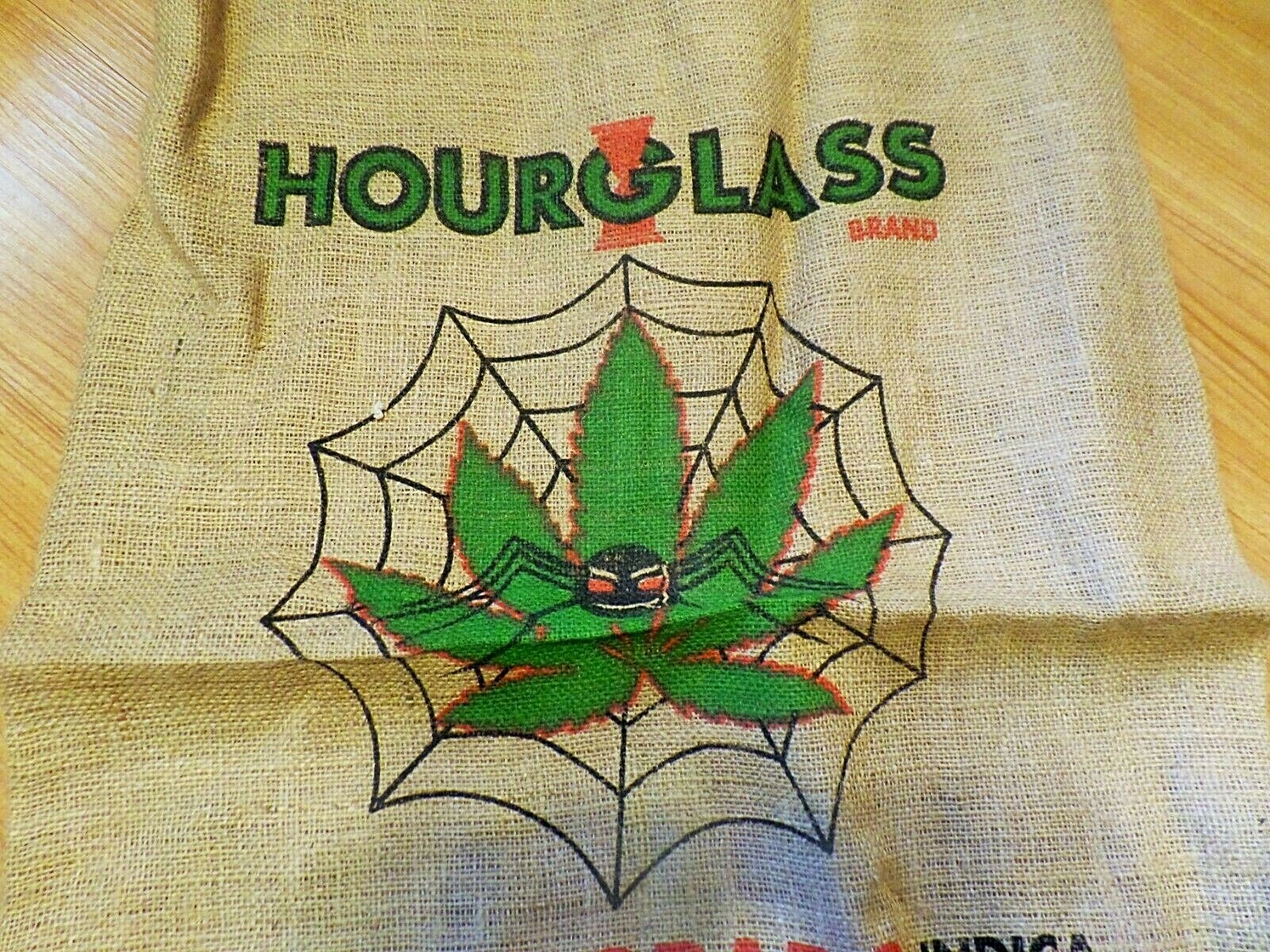 COLORADO HOURGLASS SPIDER & WEB MARIJUANA Burlap Sack Bag 50 Kilos FREE SHIPPING