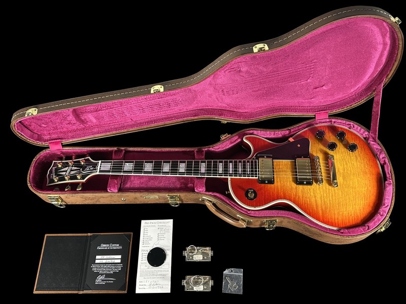 2016 GIBSON LES PAUL CUSTOM FLAME TOP CUSTOM SHOP ~ CHERRY