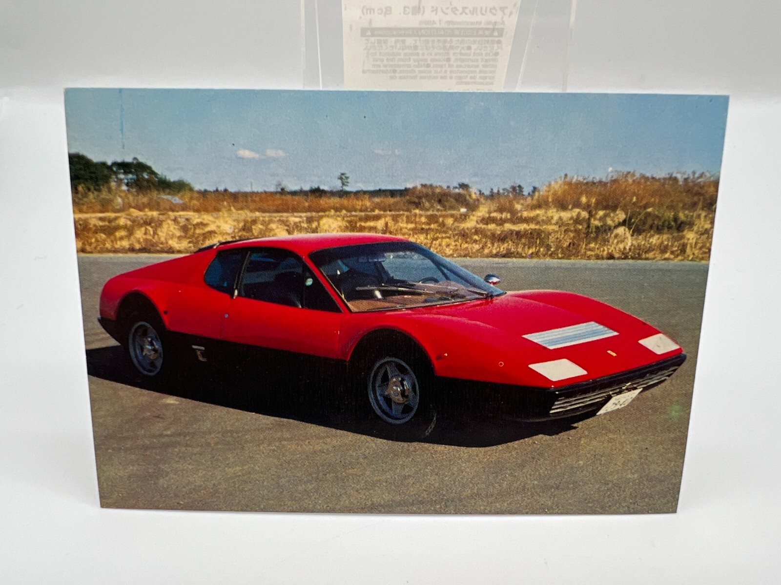 FERRARI 365GT BB Super car card Japanese Vintage Rare F/S | eBay