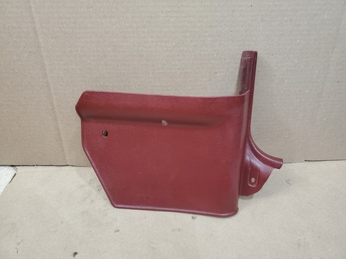 1984-89 Nissan 300ZX Z31 Red Right Side Passenger Kick Panel