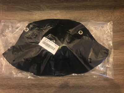 Trapstar Hyperdrive Ripstop Bucket Hat - Black/Lime - size M/L