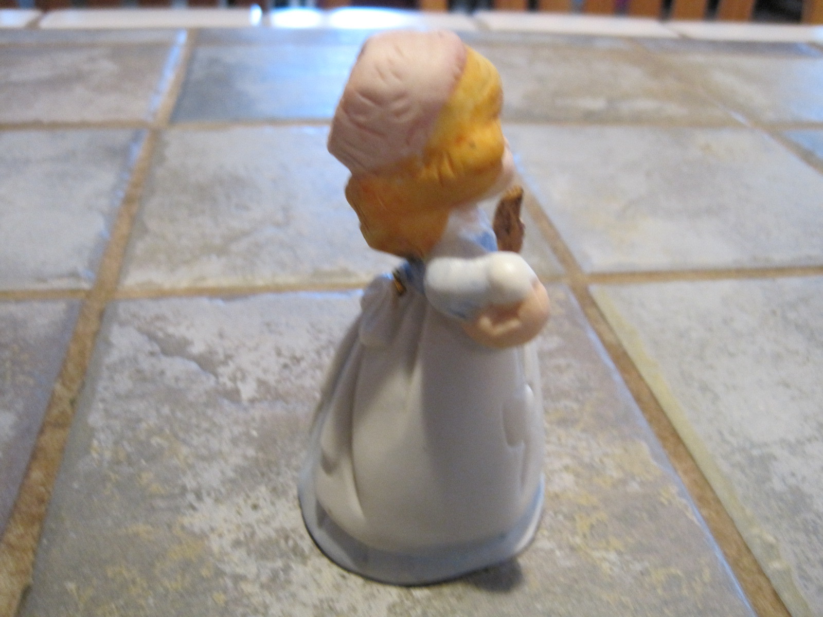 Porcelain Cinderella Bell - Holding Broom and Glass Slipper - Jasco Merri-Bells