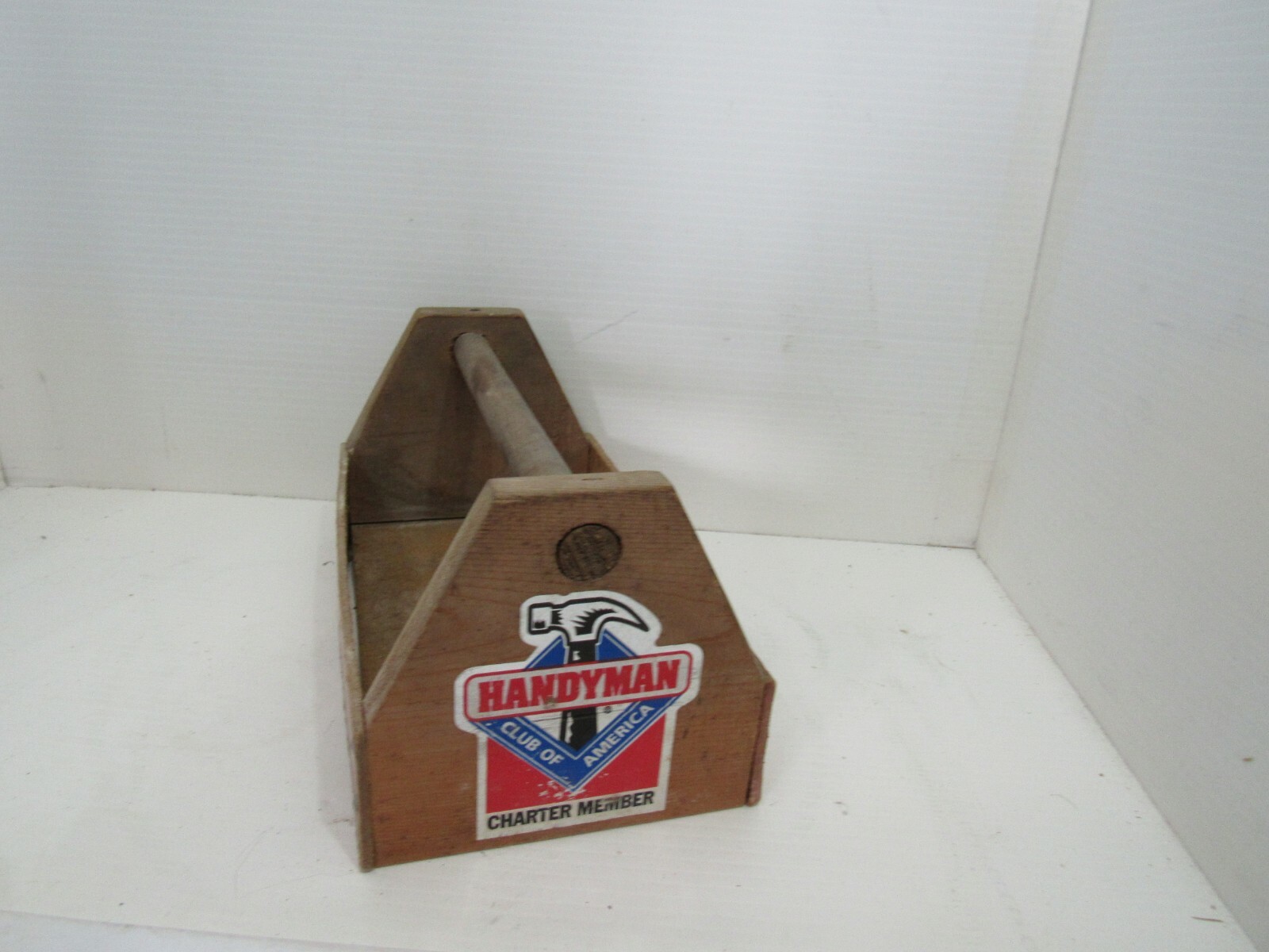 Tootsietoy Wooden Children's Tool Box Handyman Tool Carrier Toy