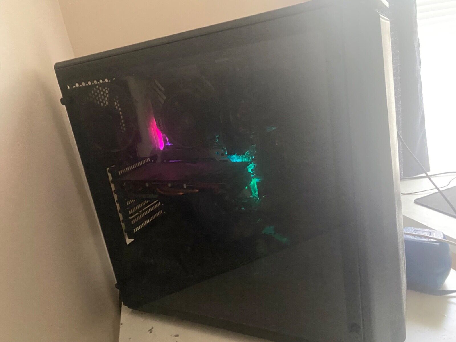 black gaming pc, rx 5700, Ryzen 5 3600, 16gb ram, asus x470 black gaming pc, rx 5700, Ryzen 5 3600, 16gb ram, asus x470
