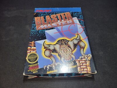 Blaster Master Sunsoft Authentic Nintendo NES EXMT+ condition COMPLETE n box!