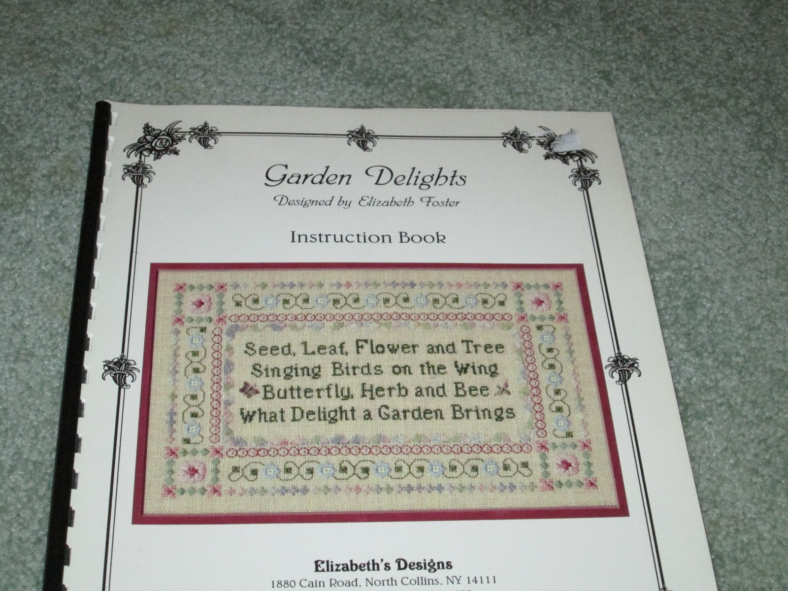 LOT of 15 ELIZABETH'S DESIGNS Cross Stitch Leaflets & Chart Packs RARE OOP