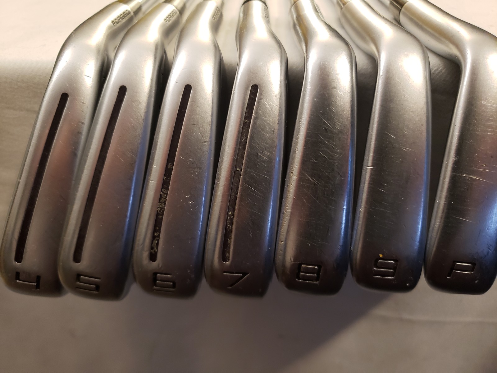 Used TaylorMade P770 2023 Iron Set (4-PW) 7 Irons - FST KBS $-Taper - Stiff - RH