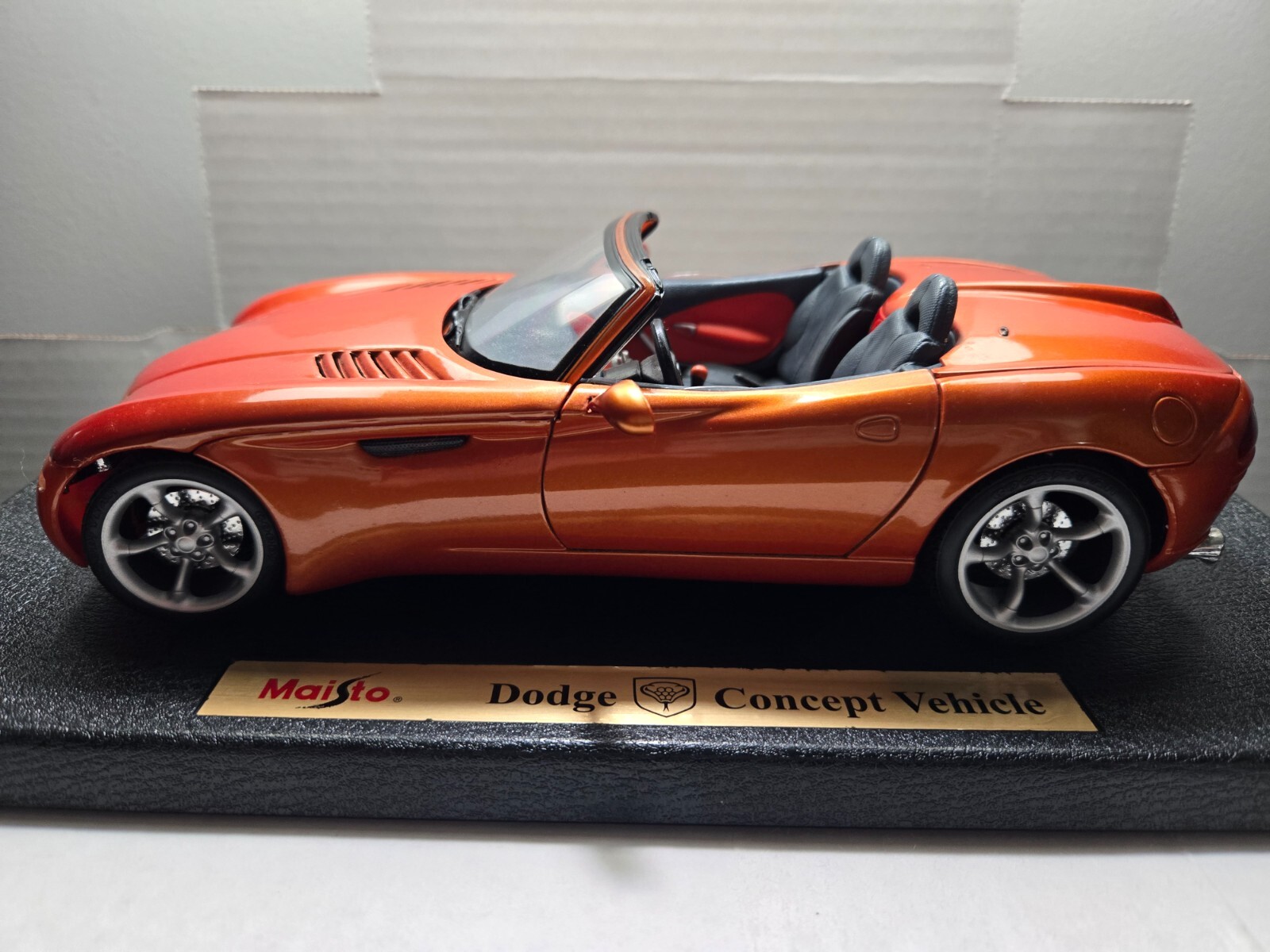 1/18 未開封品 Dodge Concept Car オレンジ Anson 1997 Dodge Concept Diecast Car 1 18 for sale online | eBay
