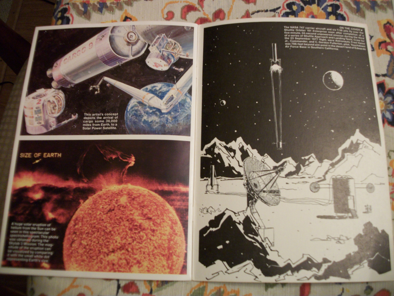 Johnson Space Center Souvenir Book 1978 SKYLAB, Enterprise and more   photos