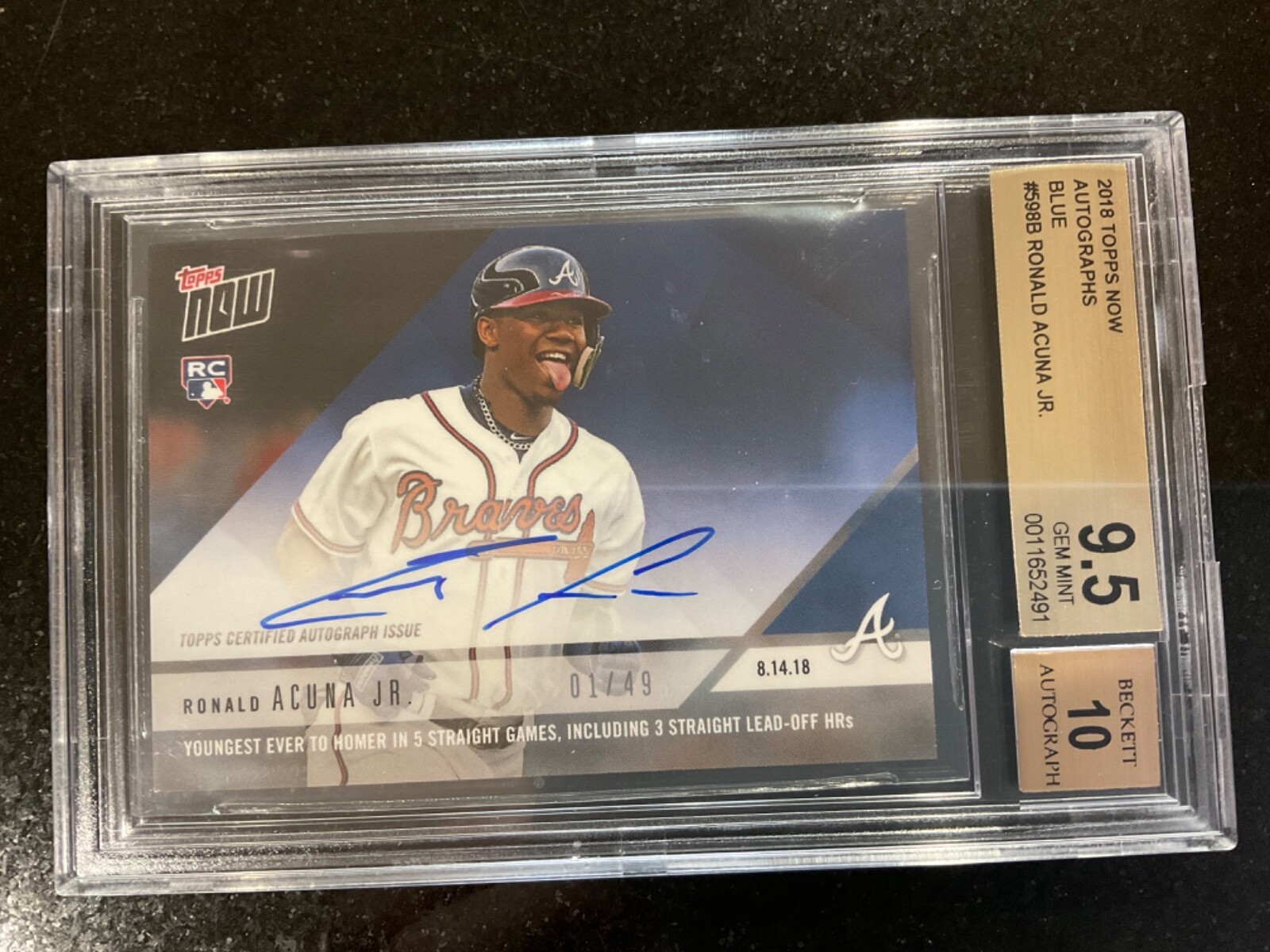 topps now Ronald Acuna Jrアクーニャ サインカード49枚 公式通販