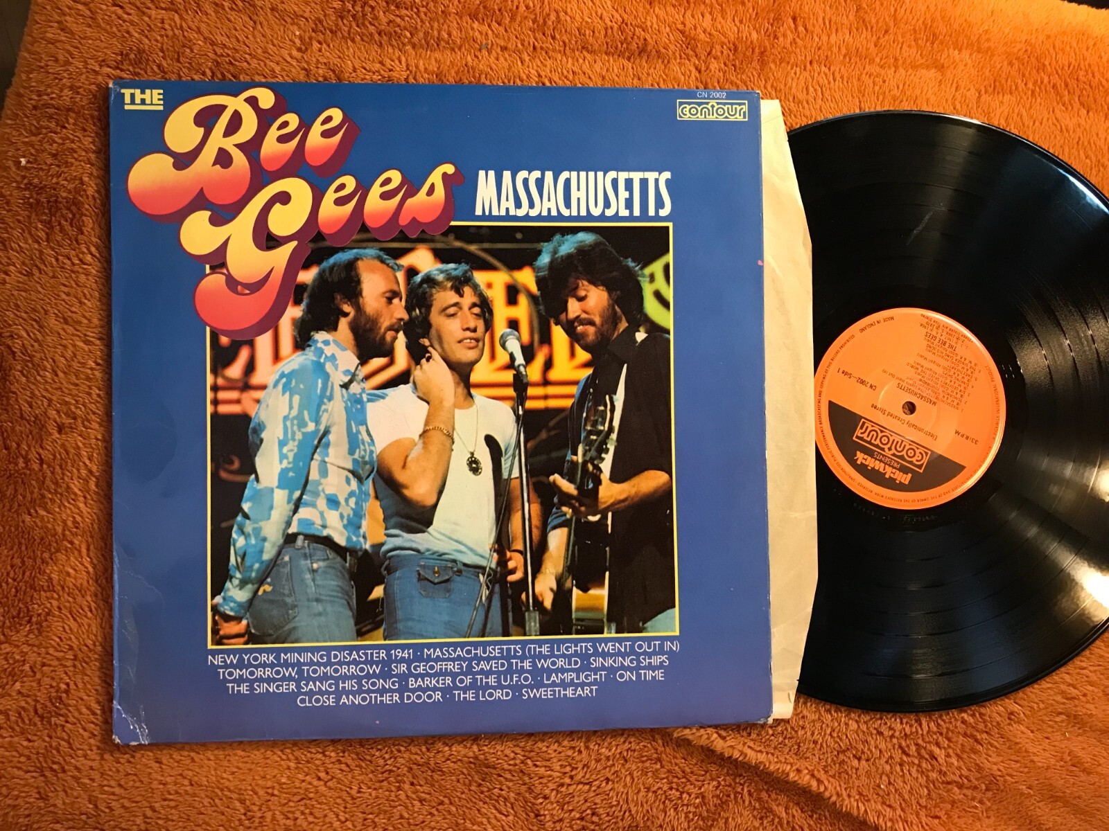 The Bee Gees Massachusetts orig vinyl LP 1972 cn2002 contour