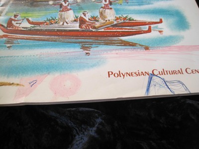 1971 POLYNESIAN CULTURAL CENTER PROGRAM VINTAGE HAWAII