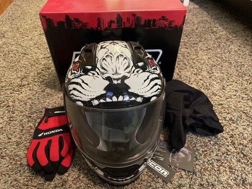 Icon Alliance The Berserker Motorcycle Helmet Size M Plus