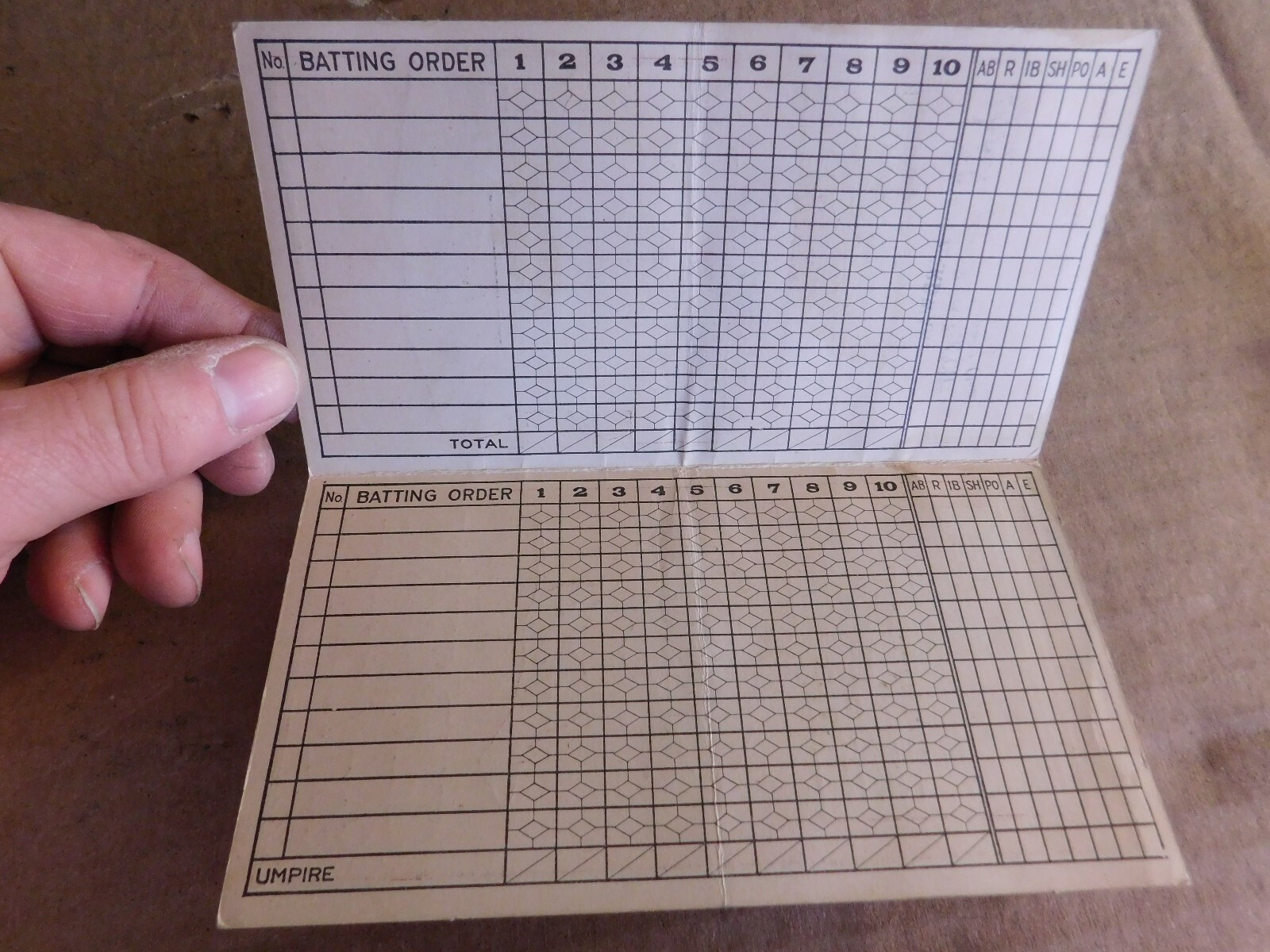 1920s DRAPER AND MAYNARD COMPANY LUCKY DOG SCORECARD