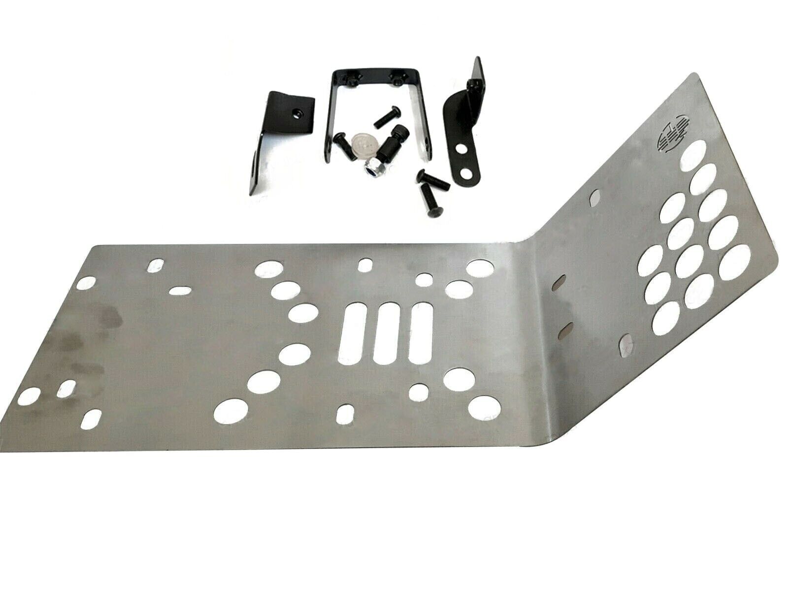 For Royal Enfield Interceptor 650cc Sump guard Aluminium Silver Finish  