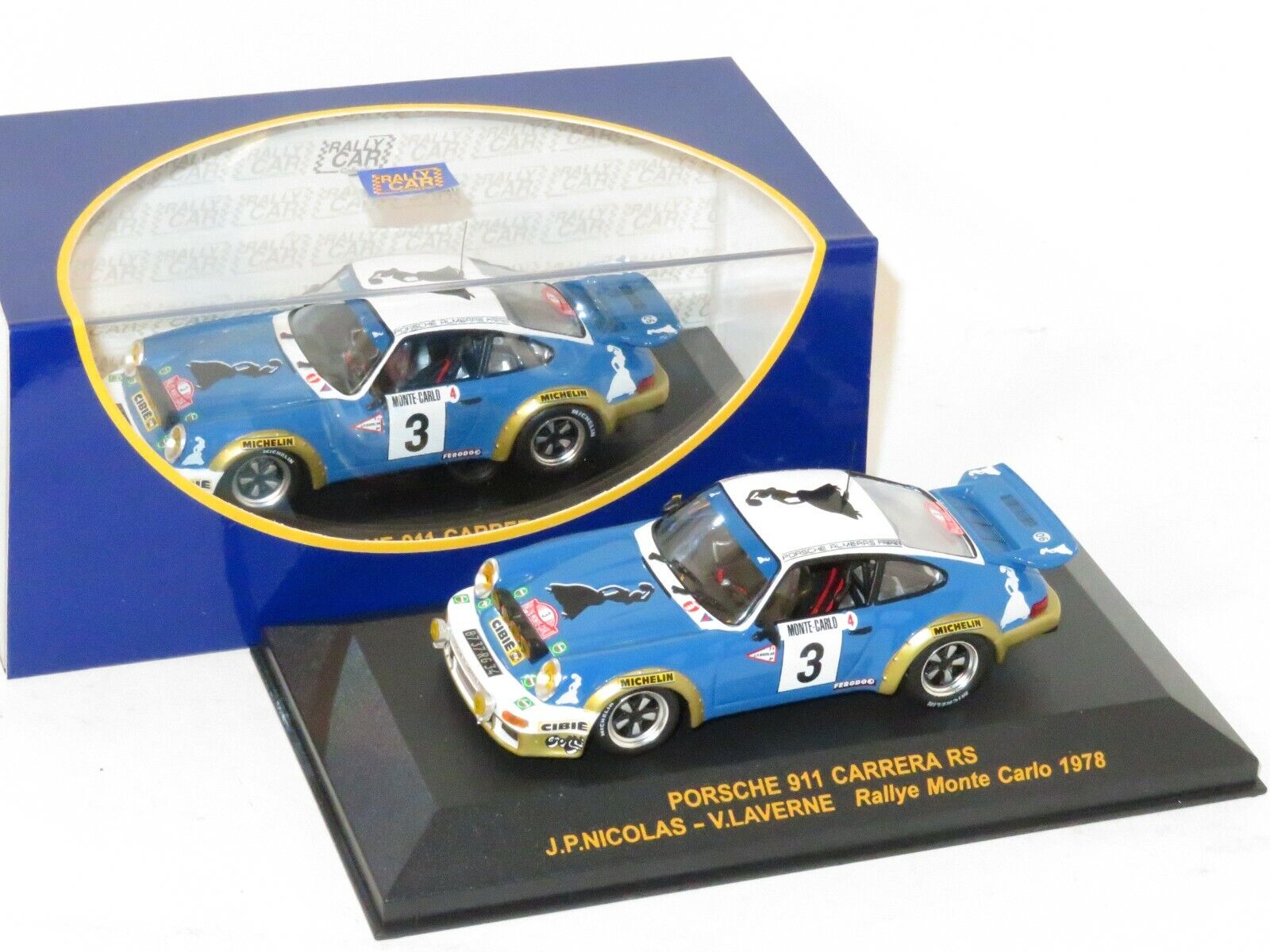 1/43 Porsche 911 Carrera RS 3.0 Winner Rally Monte Carlo 1/43 Porsche 911 Carrera RS 3.0 Winner Rally Monte Carlo
