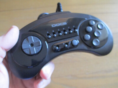 SEGA SATURN Hi-TECH TURBO 6-BUTTON FUNCTION CONTROLLER DOCS Tested & Working